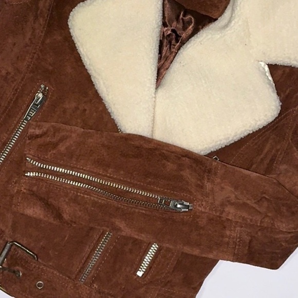 Blank NYC Suede Moto Jacket, Size XS, Like New - Picture 4 of 14